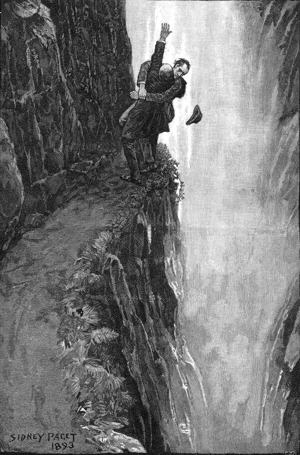 Sidney Paget, The Death of Sherlock Holmes, 1893