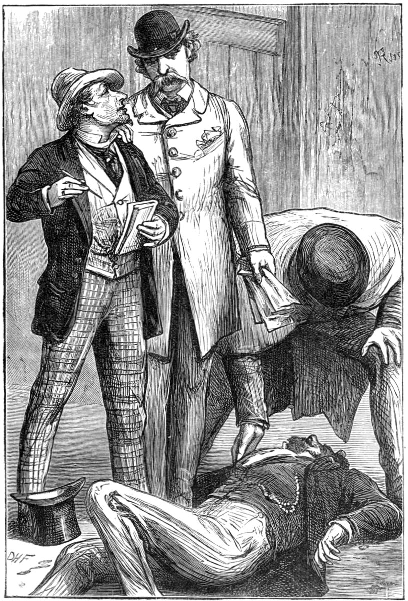 A Study in Scarlet - illustration from page 20 of Beeton's Christmas Annual 1887