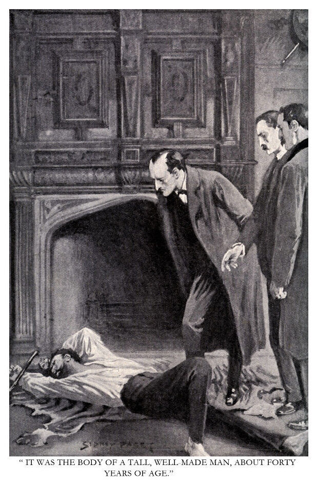 Sherlock Holmes in " The Adventure of the Abbey Grange ."
