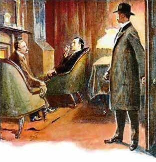 Sherlock Holmes in " The Adventure of the Abbey Grange ."