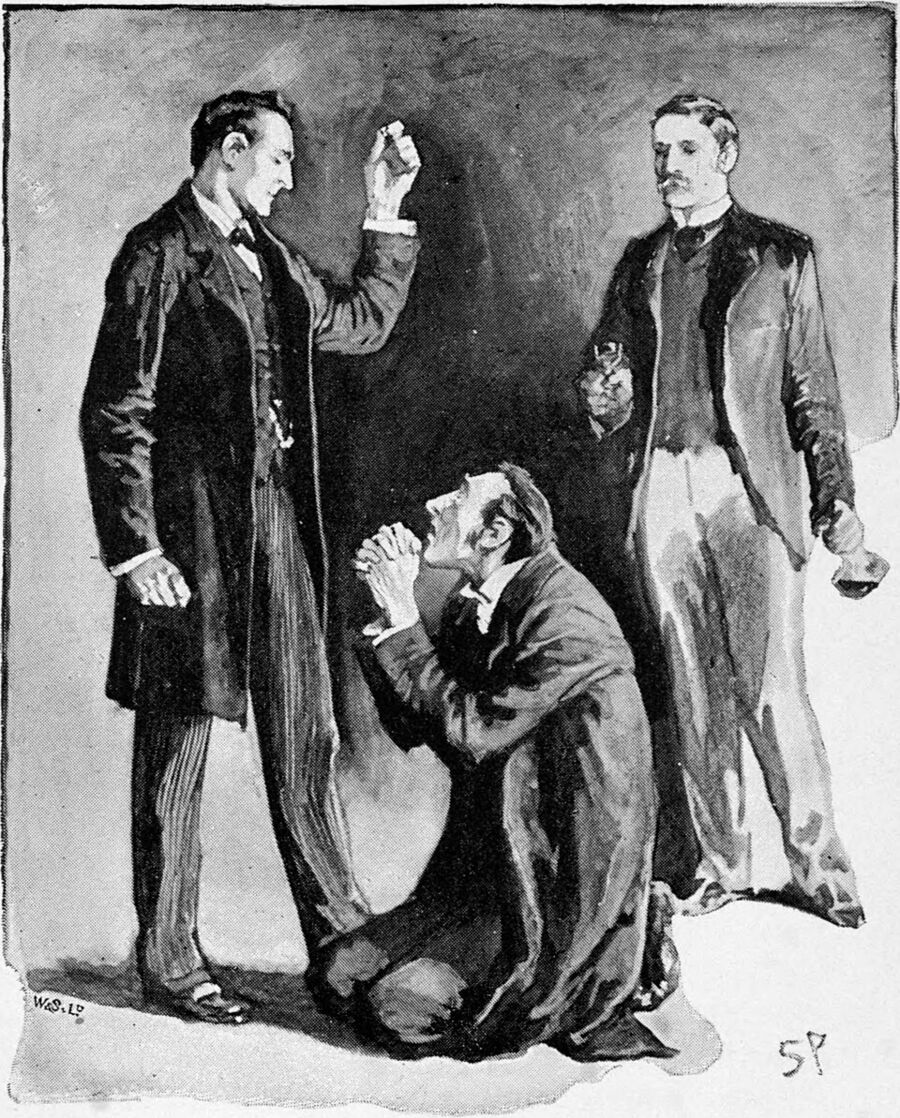 Sherlock Holmes in " The Adventure of the Blue Carbuncle "