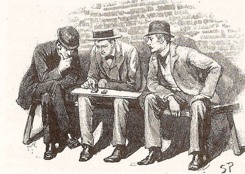 He examined them minutely
