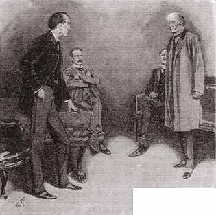 Sherlock Holmes in " The Adventure of the Second Stain ."