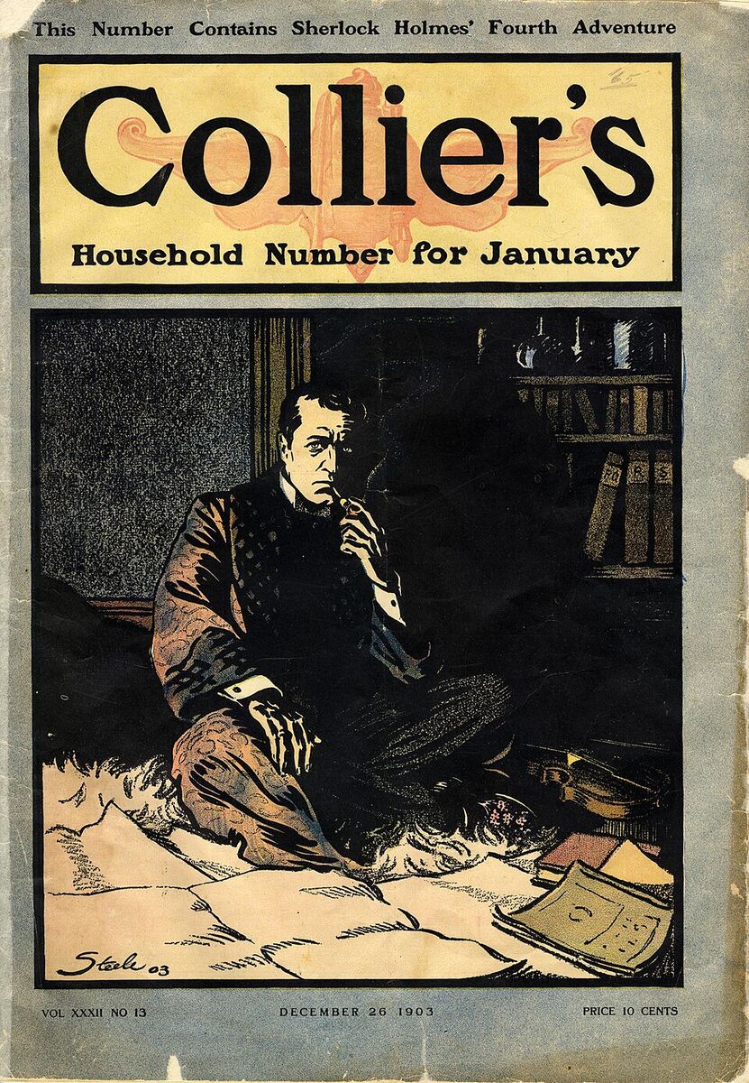 Title: "The Adventure of the Solitary Cyclist" in Collier's household number for January, vol