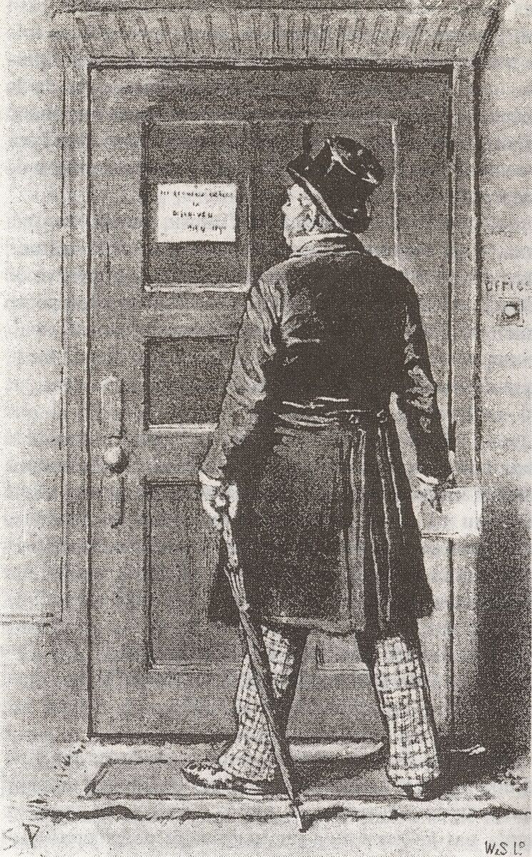 The door was shut and locked