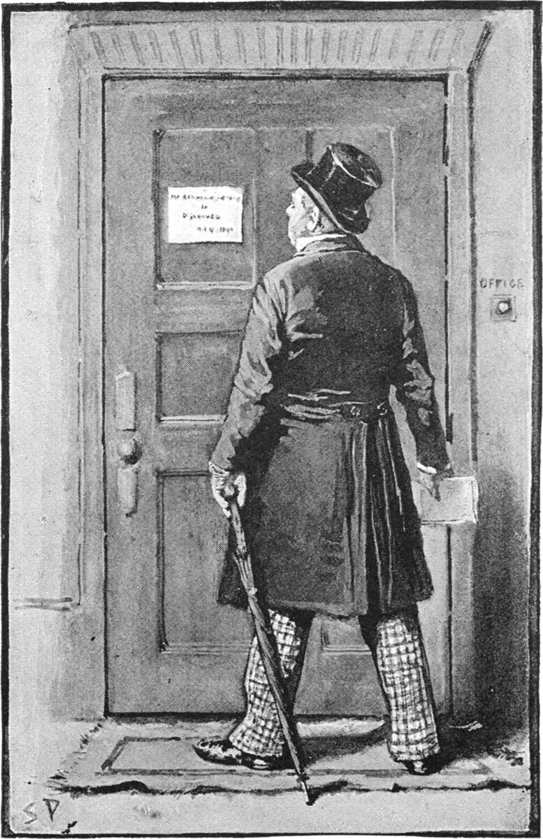 The door was shut and locked